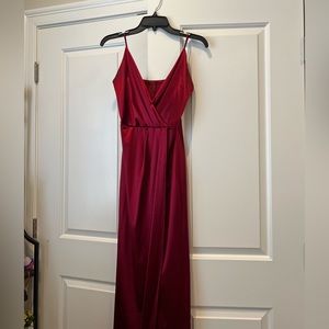 Formal Dress with slit. Size 6, worn once! Will have cleaned and pressed!